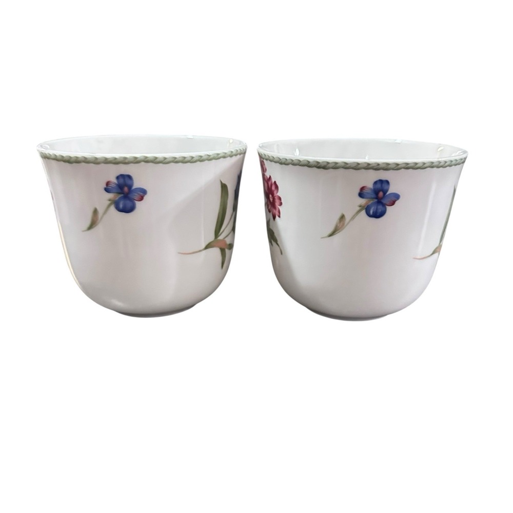 Noritake "Summer Estate" Mug Pink and Blue Floral 3.75" x 3.62" Ireland 9212 VTG - Picture 5 of 7